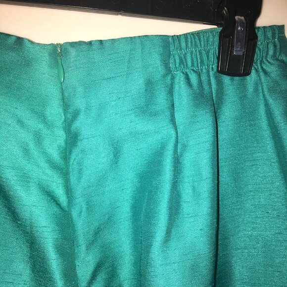 Collin Creek 2 PC Pant Suit Emerald Green Size 8 - Picture 11 of 16